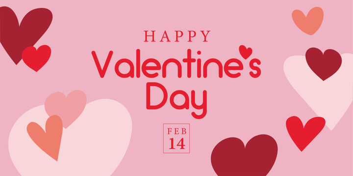 Walentynki. Kartka walentynkowa. Życzenia walentynkowe. Wektorowe serca. Ilustracja walentynkowa