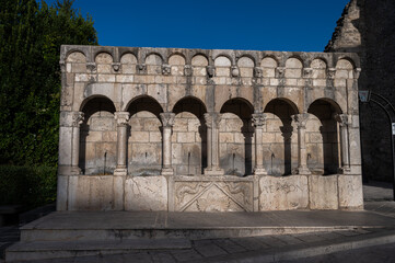 Isernia, Molise. The Fraternal Fountain.