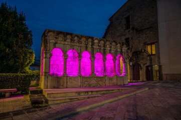 Isernia, Molise. The Fraternal Fountain.