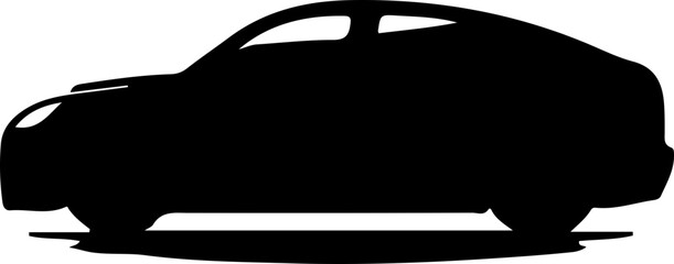 Black car silhouette 