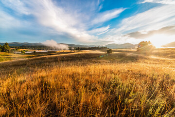 Sunrise Over Range Land