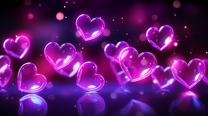 Valentine's Day hearts, Valentine's Day background, wedding background, blank copy space