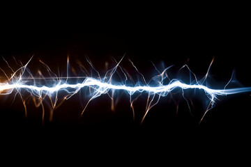 Electric Surge - Power and Energy Concept Art created with Generative AI technology