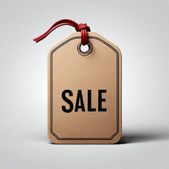 Sale, Sale tag made of cardboard, Shabby Chic Sales Tag