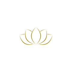  Lotus logo icon. SPA icon isolated on white background