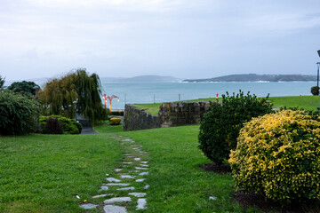 Coastal Garden Gateway: A Path to the Sea