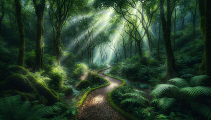 Mystical Forest Pathway