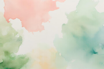 Obraz premium Watercolor wash in pastel hues background, watercolor background