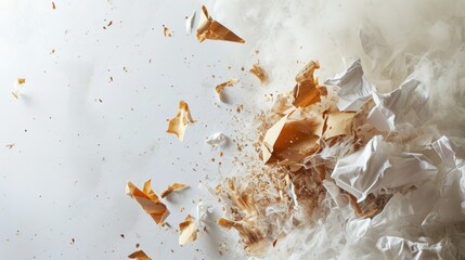  a pile of food that is on top of some tissue paper and some orange peels on top of it.