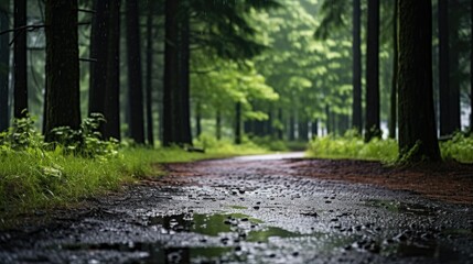 footpath in the woods