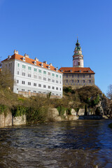 State castle and castle Cesky Krumlov 
