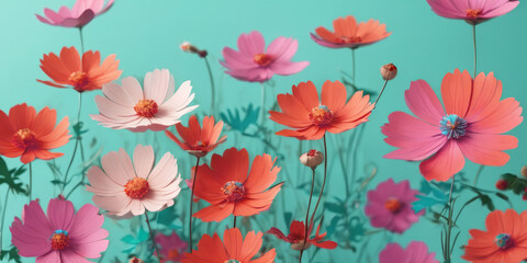 Cosmos flower and generated AI