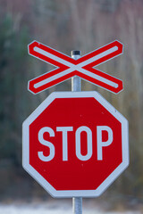 stop sign on the street