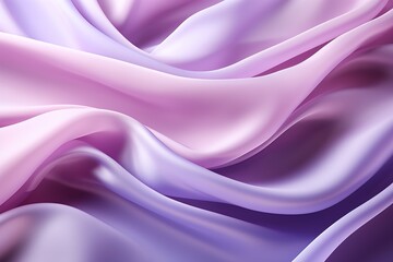Obraz premium Purple and Pink Silk Fabric with Gentle Waves