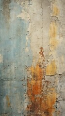 An old wall with peeling paint and peeling paint
