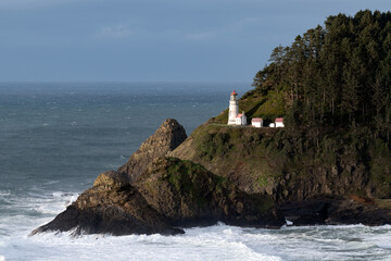 View to Heceta Head Lighthouse