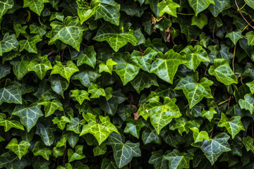 Fototapeta na wymiar Green ivy background for a natural background or eco-friendly concepts