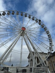 big Ferris wheel in the city square