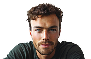Fototapeta premium Attractive handsome gentleman, cut out - stock png.
