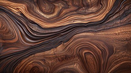 Close up of Wooden Surface With Wavy Lines