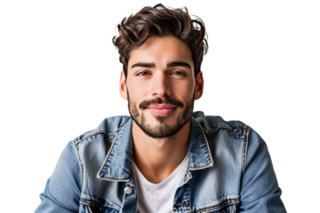 Attractive handsome gentleman, cut out - stock png.