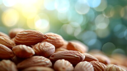 Almonds created with Generative AI Technology, ai, generative