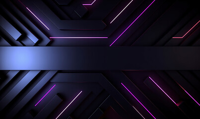 modern geometric 3d mosaic graphics lowpoly template as backdrop abstract background with polygons squares and lines pattern for presentation and copy space banner gray and blue design elements