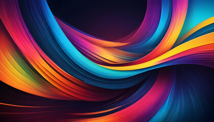 Wild colorful dynamic abstract wallpaper background