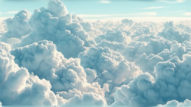  a group of clouds in the sky with a blue sky in the back ground and a blue sky in the back ground.