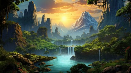 A beautiful, breathtaking land that hides its secrets game art