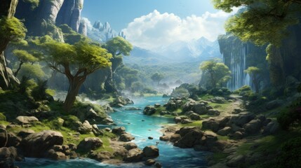 A beautiful, breathtaking land that hides its secrets game art