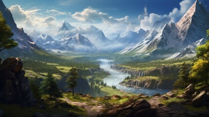 A beautiful, breathtaking land that hides its secrets game art