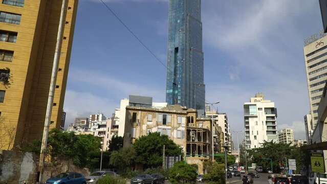 Captivating footage of downtown Beirut, the capital and the largest city in Lebanon