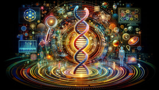 Dynamic Bioinformatics: 2D and 3D Elements Merge in Motion