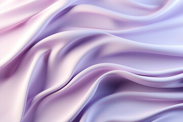 Fototapeta premium Gradient purple silk fabric with gentle waves