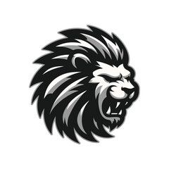 lion sports logos, emblems, badges, esport, gaming, Vector
