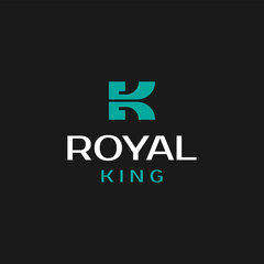 Monogram creative letter K vector logo design