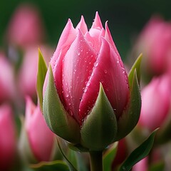 Fototapeta premium pink lotus flower
