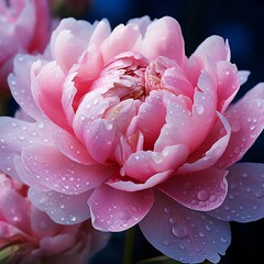 pink peony flower