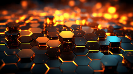 Fototapeta premium Technology abstract graphic poster web page PPT background, technology background