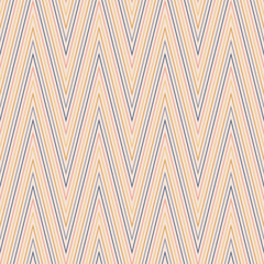 Chevron pattern. Retro vintage style zigzag stripes seamless background. Vector colorful ornament with diagonal lines, striped zig zag. Simple abstract geometric design in elegant pastel colors