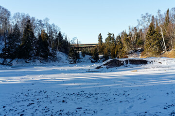 winter in the mountains