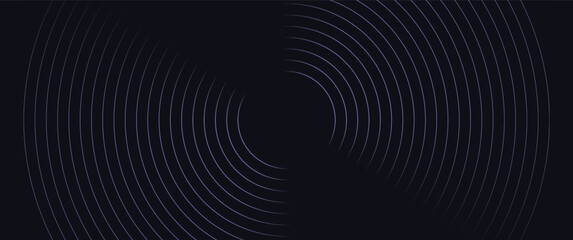 concentric gradient circle line pattern vector illustration for background, graphic, element, poster