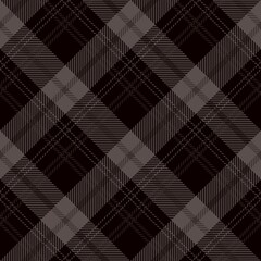 Tartan seamless pattern, grey and black can be used in fashion decoration design for printing,clothes,  tablecloths, blankets, bedding, paper,fabric and other textile products. Vector illustration
