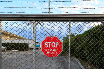 Stop check with security