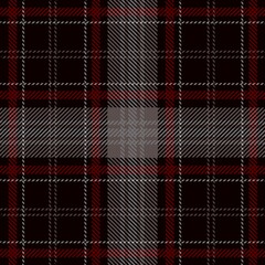 Tartan seamless pattern, grey and black can be used in fashion decoration design for printing,clothes,  tablecloths, blankets, bedding, paper,fabric and other textile products. Vector illustration