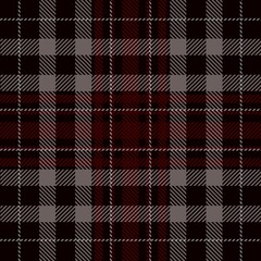 Tartan seamless pattern, red and black can be used in fashion decoration design for printing,clothes,  tablecloths, blankets, bedding, paper,fabric and other textile products. Vector illustration