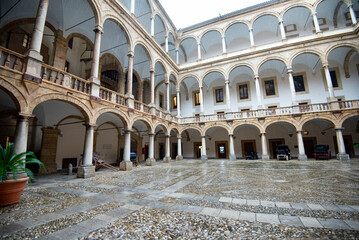 Norman Palace in Palermo - Sicily - Italy - obrazy, fototapety, plakaty