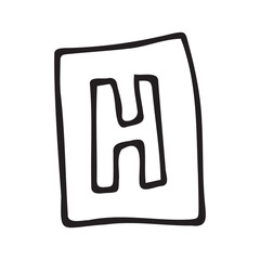 Doodle. medical icon. the icon. on a white background. medical equipment. telephone. doctor. to heal.