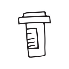 pill. Doodle. medical icon. the icon. on a white background. medical equipment. telephone. doctor. to heal.